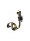 Amig Door Hook Single Slot Metallic 12x8x9cm