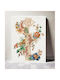 Vertical Decorative Floral Band (1773) By Giacomo Cavenezia Painting on Canvas 70x100cm