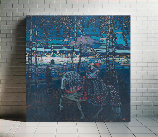 Riding Painting on Canvas 110x110cm