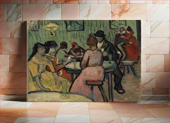 The Brothel (le Lupanar) By Vincent Van Gogh Painting Copy of Van Gogh on Canvas 65x40cm