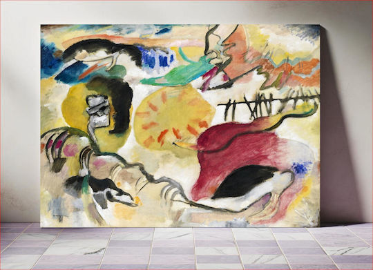 Improvisation 27 Garden Love Ii 1912 Gemälde auf Leinwand 120x80cm