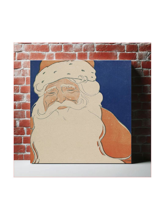 Santa Claus Illustration 1901 Gemälde auf Leinwand 110x110cm