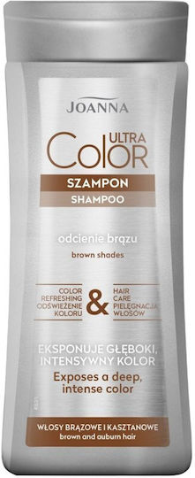 Joanna Ultra Color Brown & Auburn Σαμπουάν Αναδόμησης/Θρέψης & Διατήρησης Χρώματος για Βαμμένα Μαλλιά 200ml
