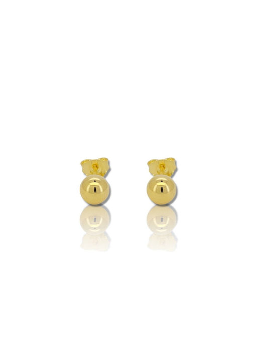 Mentzos Earrings made of Silver Gold Plated