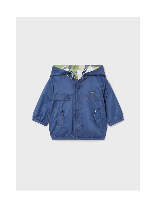 Mayoral Kinderjacke Beidseitig mit Kapuze Blau