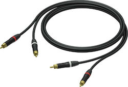 Procab 1KPPR045 2x RCA male - 2x RCA male 1.5m