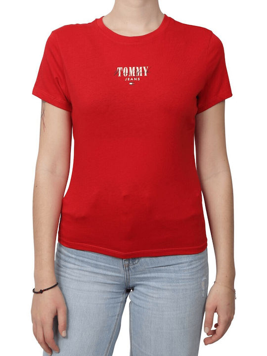 Tommy Hilfiger Feminin Tricou Roșu