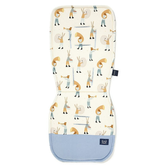 La Millou Stroller Seat Liner Double Sided 36.5x85x2cm Blue