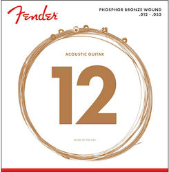 Fender 60l Σετ Χορδών Steel 12 - 53"