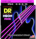 DR Neon Σετ Χορδών Steel Μπάσου 45 - 105"