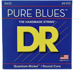 DR Pure Blues Σετ Χορδών Stainless Steel 45 - 105" DR Pure Blues Σετ Χορδών Stainless Steel 45 - 105"