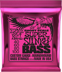 Ernie Ball Ball 2854 Super Slinky Scară Scurtă Set Corzi Pentru Bas Nichel Wound 40 - 100 Ernie Ball Ball 2854 Super Slinky Scară Scurtă Set Corzi Pentru Bas Nichel Wound 40 - 100