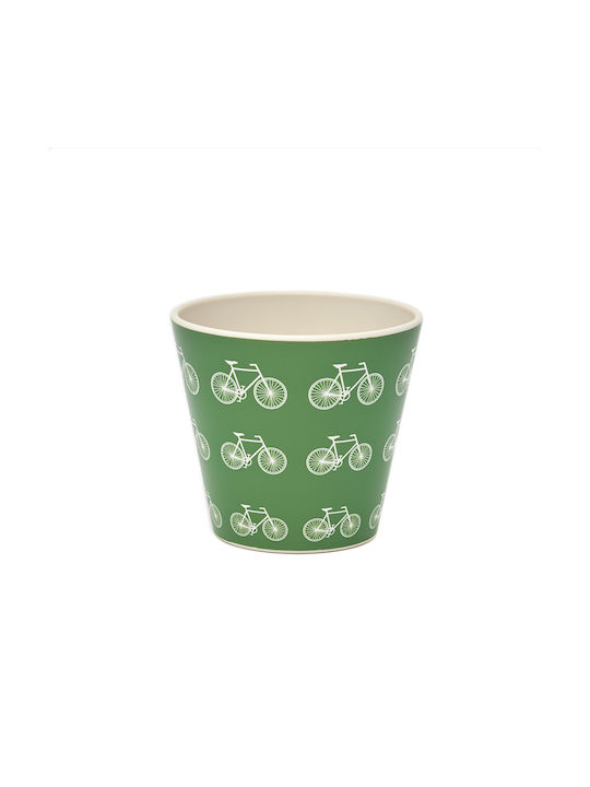 QuyCup La Bici Tasse Keramik mit Deckel Bunt 90ml 1Stück