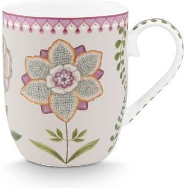 PiP Studio Lotus Off Cană din Porțelan Albă 350ml
