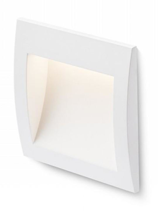 Rendl Light Studio Gordiq M Χωνευτό Επιτοίχιο Εξωτερικό Φωτιστικό LED IP65 3W με Θερμό Λευκό Φως 14x14εκ.