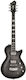 Hagstrom Ultra Max Cosmic Blackburst Електрическа Китара Единичен разрез Черен с Калъф