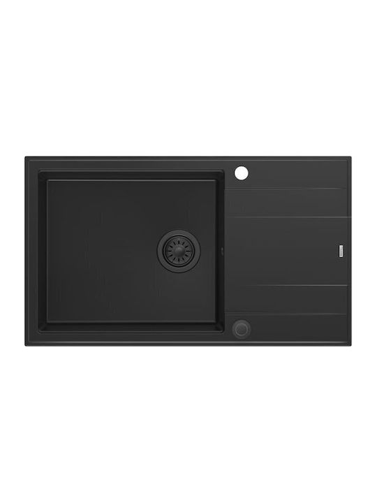 GraniteQ Evan 136 Xl Drop-In Мивка от Синтетиче...
