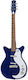 Danelectro 59m Nos+ Blue Metalflake 60th Electric Guitar Blue with Case