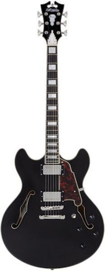 D'Angelico Premier Dc Black Flake V2 Chitară Electrică ES Neagră