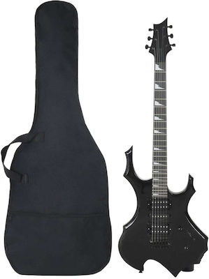 vidaXL Electric Guitar in Black Color