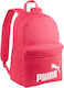 Puma Phase School Bag Backpack Junior High-High School in Fuchsia color 22lt