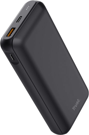 Trust Redoh Външна Батерия 20000mAh с USB-C Изходен Порт Бързо Зареждане Черен