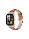 Mijobs Strap Leather Orange (Redmi Watch 3)