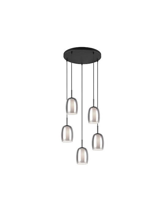 Trio Lighting Pendant Chandelier Black