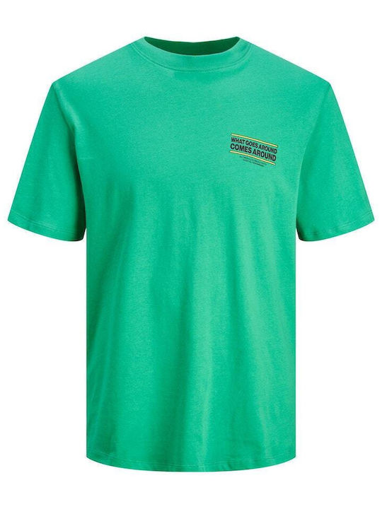 Jack & Jones T-shirt Bărbătesc cu Mânecă Scurtă Holly Green