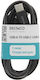 Deltaco USB 2.0 Cable USB-C Male - USB-A Black 1m