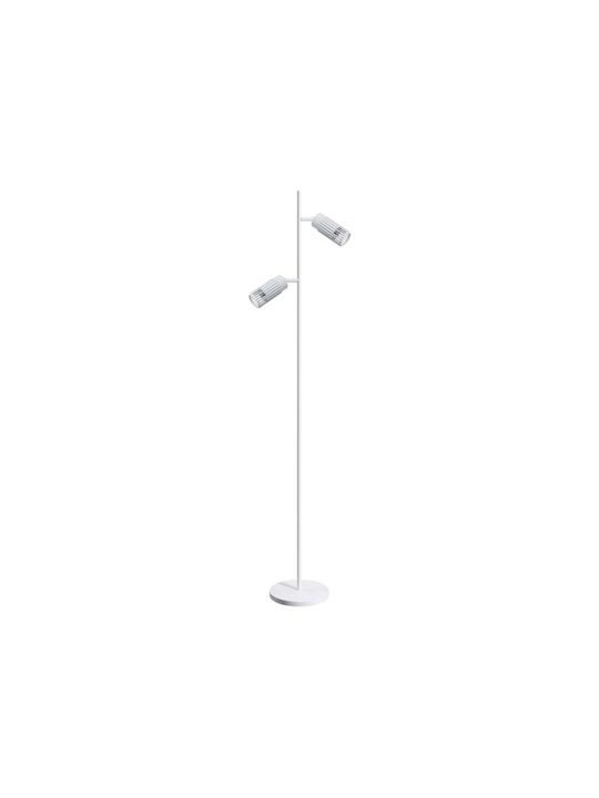 Milagro Stehlampe mit Fassung für Lampe GU10 Weiß