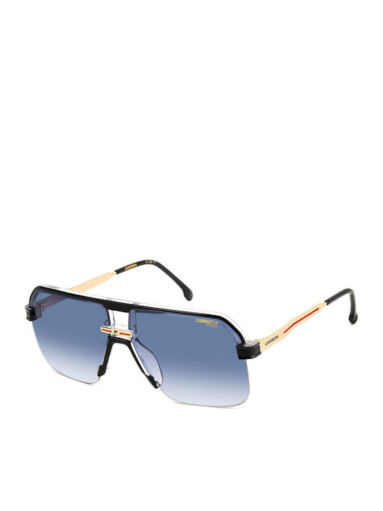 Carrera Ochelari De Soare Pentru Bărbați Cu Ramă Metalică Auriu Și Lentile Gri Degrade