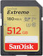 Sandisk Extreme SDXC 512GB U3 V30 UHS-I 180MB/s