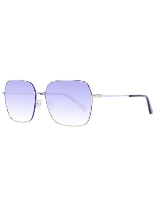 Gant Femei Ochelari de soare cu Violet Din metal Rame și Violet Ochelari de soare Lentilă GA8083 33Z