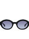 Gigi Barcelona Women's Sunglasses with Black Plastic Frame and Gray Gradient Lens 6867/1