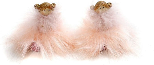 Espiel Christmas Figure Cherub Pink Length 6cm