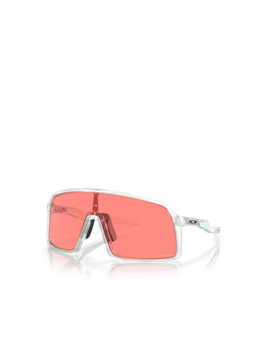 Oakley Sonnenbrillen mit Transparent Rahmen und Rot Linse OO9406-A7