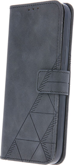 TelForceOne Smart Trendy Porto Wallet Din Piele Artificială Neagră Galaxy S21 FE 5G