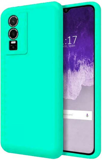 Consolidată Back Cover Silicon 2mm Turcoaz (Vivo Y76 5G / Y76s / Y74s)