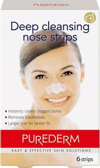 Purederm Korean Nose strips 6τμχ