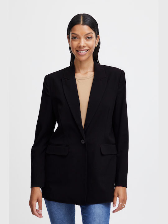 B.Younq Women's Blazer Μαύρο