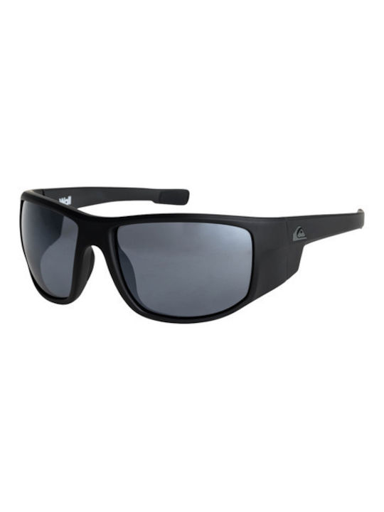 Quiksilver Sunglasses with Black Plastic Frame and Silver Mirror Lens EQYEY03193-XKKW