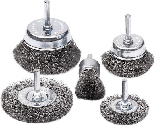 Harden 611535 Συρματόβουρτσα για Δράπανο 50.8mm Σετ 5τμχ