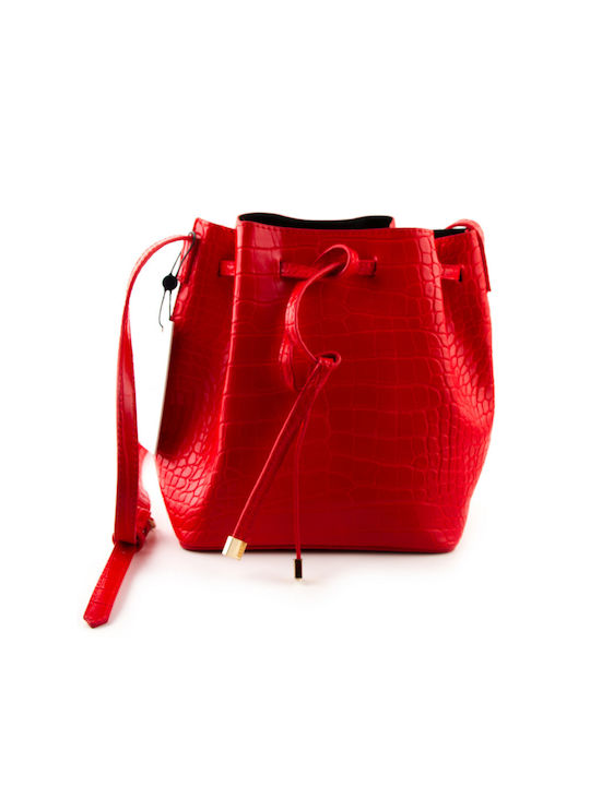 Pieces Women's Pouch Shoulder Red