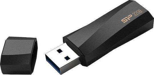 Silicon Power Blaze 32GB USB 3.2 Stick Μαύρο