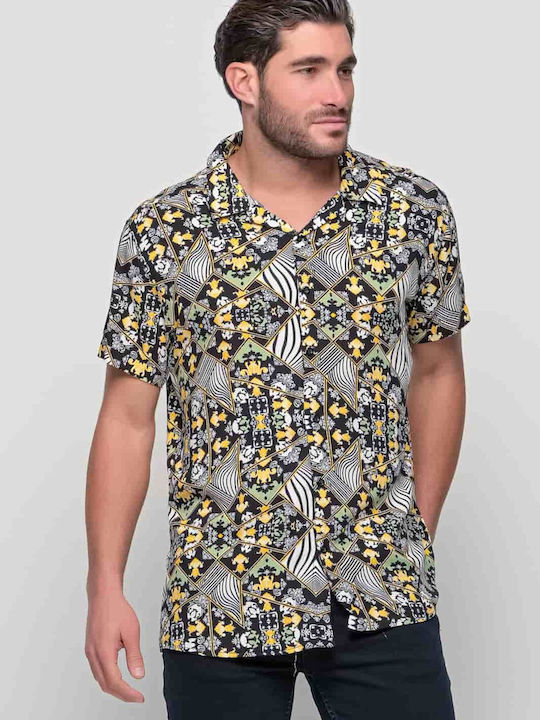 Short-sleeved Shirt Floral Multicolour