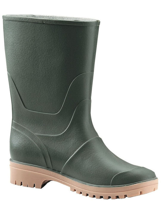 Mavis Work Wellies Green