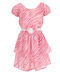 Evita Kids Dress Short Sleeve Pink