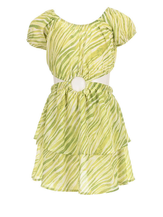 Evita Rochie pentru fete Lime Green