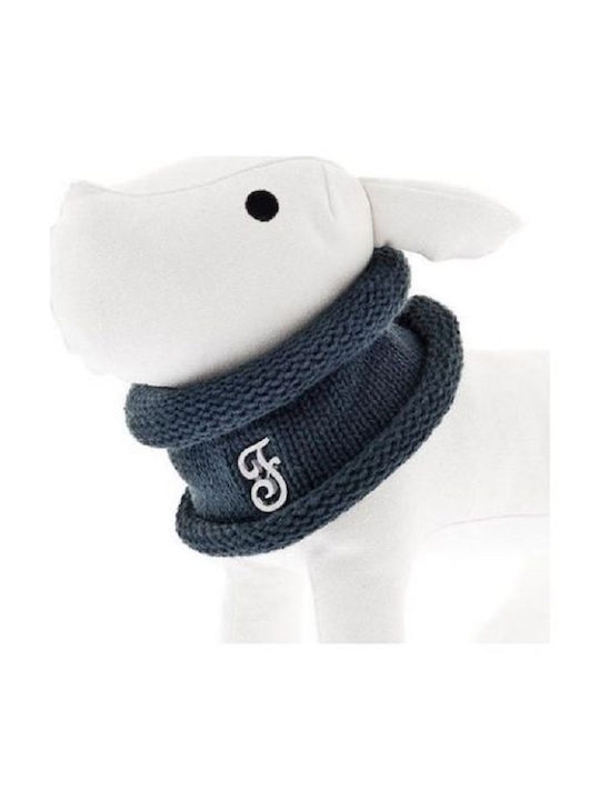 Feribiella Neck Wool Blue Dog Scarf
